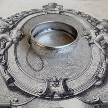 Load image into Gallery viewer, Victorian Sterling Silver Sweetheart Bangle c.1890
