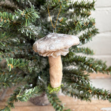 Load image into Gallery viewer, Handmade Spun Cotton Mushroom Ornaments - Brown
