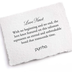 Pyrrha - Love Knot Talisman Necklace