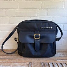 Load image into Gallery viewer, Vintage Navy Air Canada Shoulder Travel Bag
