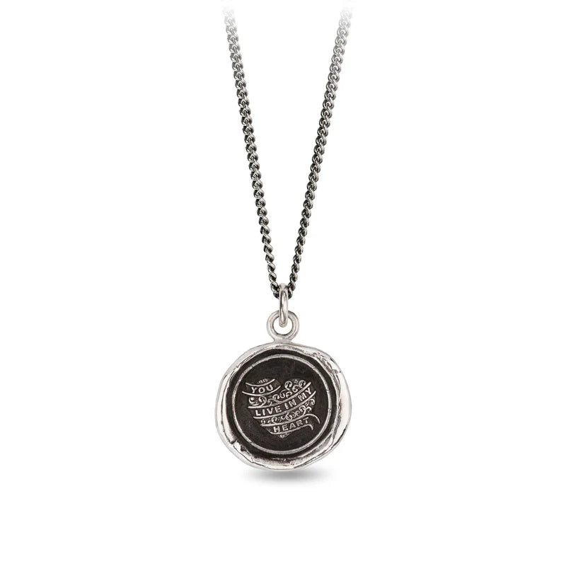 Pyrrha - You Live in My Heart Talisman Necklace