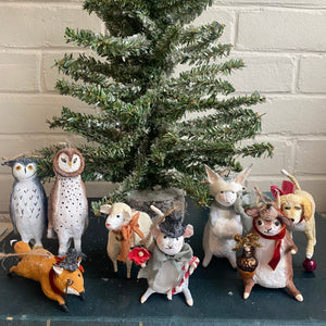 Spun Cotton Christmas Ornaments