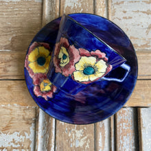 Load image into Gallery viewer, Vintage English Hand Painted Teacup and Saucer
