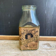 Load image into Gallery viewer, 19th Century Antique John Burgess &amp; Son Walnuts Glass Jar
