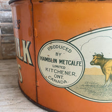 Load image into Gallery viewer, Vintage Smiles’n Chuckles Buttermilk Wafers Tin c1930
