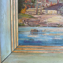 Load image into Gallery viewer, Vintage Farm Landscape Painting
