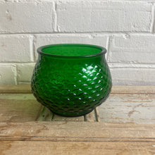 Load image into Gallery viewer, Vintage Green Glass Vases
