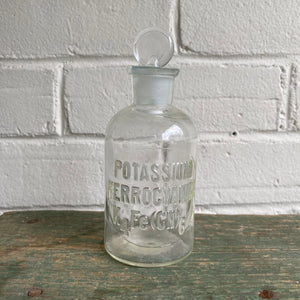 Antique Apothecary Chemical Bottle