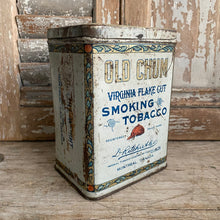 Load image into Gallery viewer, Large Antique Old Chum Smoking Tobacco Tin
