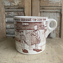 Load image into Gallery viewer, Antique English Transferware Novelty Mug c1930s
