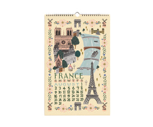 2026 World Travel Wall Calendar by Rifle Paper Co.