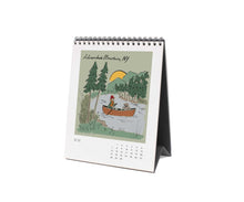 Load image into Gallery viewer, 2026 Travel Sketchbook Desk Calendar by Rifle Paper Co

