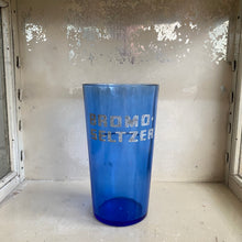 Load image into Gallery viewer, Rare Vintage Cobalt Blue Bromo Seltzer Glass
