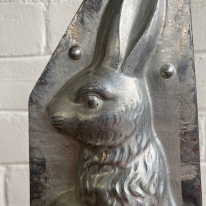 Antique Tall Standing Rabbit Mold 12-1/4”h Made by Laurosch in Germany