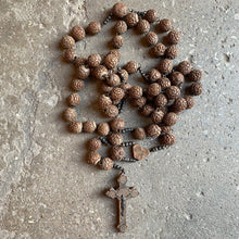 Load image into Gallery viewer, Antique French Wooden Rosary - Notre Dame De Chartres
