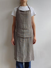 Load image into Gallery viewer, Linen Culinary Apron
