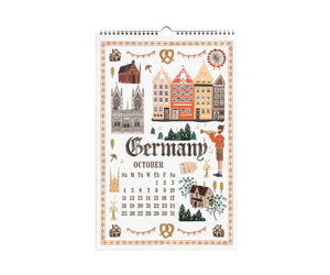 2026 World Travel Wall Calendar by Rifle Paper Co.