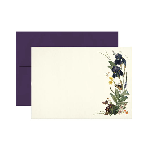 Iris Garden Notecard Set by Open Sea Design
