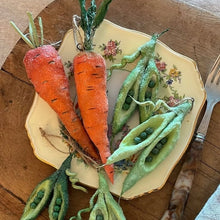 Load image into Gallery viewer, Handmade Spun Cotton Vegetable Ornaments

