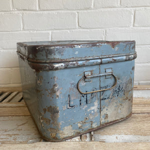 Vintage Shabby Painted Bread Box c1940