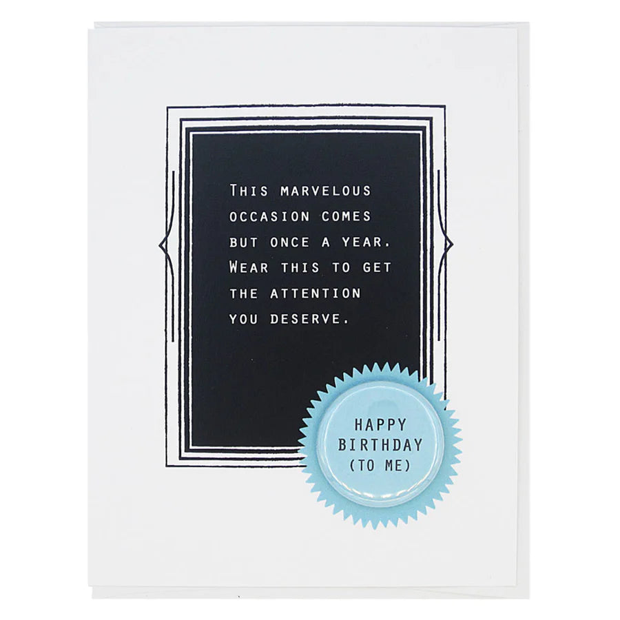 Happy Birthday to Me Card made in Vancouver Canada by Regional Assembly of Text