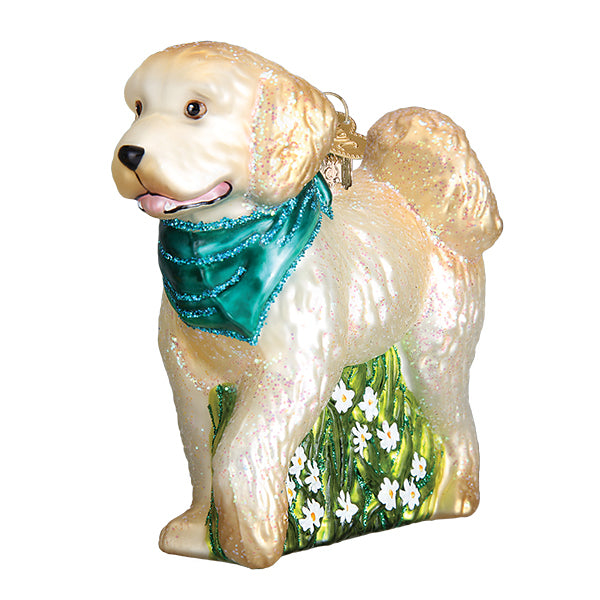 Doodle Dog Glass Ornament By Old World Christmas
