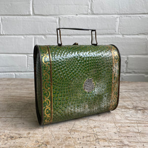 Rare 19th Century Metal Biscuit Tin from Marsh & Co. Biscuit Manufacturers, Belfast Ireland