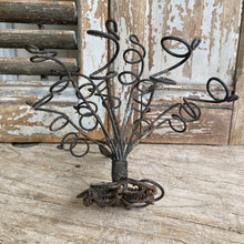 Load image into Gallery viewer, Antique English Wire Flower Frog c1920
