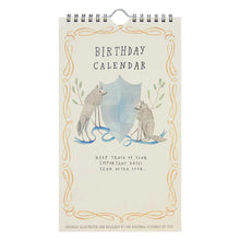 Load image into Gallery viewer, Animal Crest Birthday Calendar
