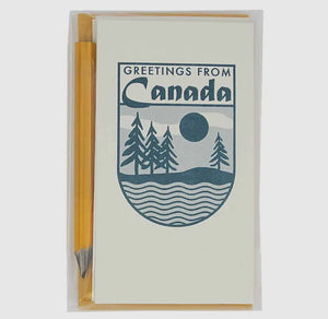 Set of Mini Canada Notes with Pencil by Regional Assembly of Text 
