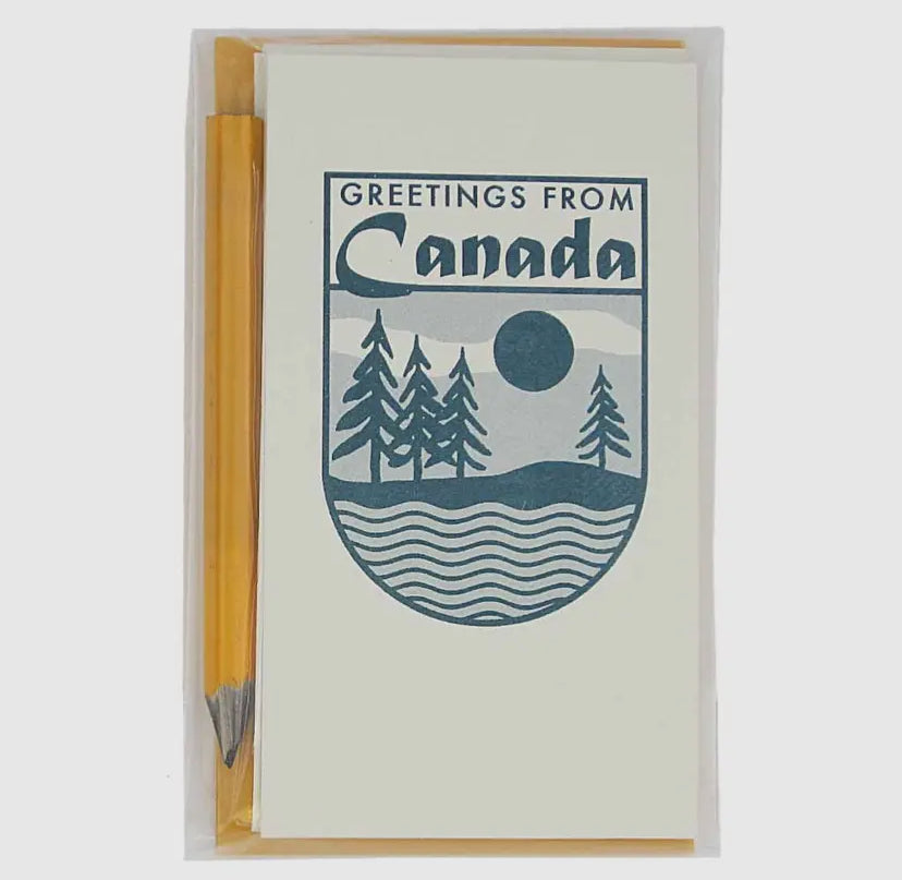 Set of Mini Canada Notes with Pencil by Regional Assembly of Text 
