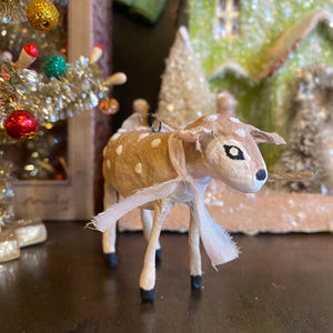 Handmade Spun Cotton Christmas Ornaments