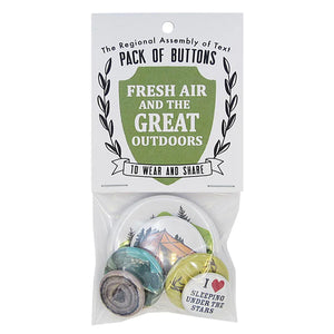 Great Outdoors Button Pack