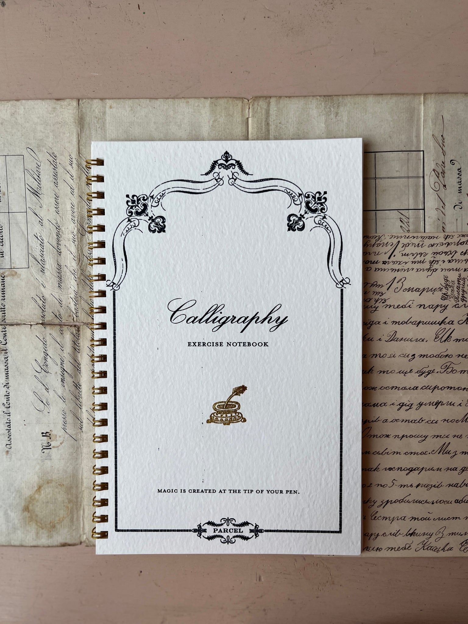 Design Notebook Calography Calligraphy Exercise Notebook – Blackbird Vintage Finds