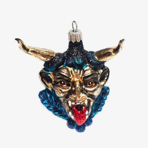 Krampus Glass Ornament 05