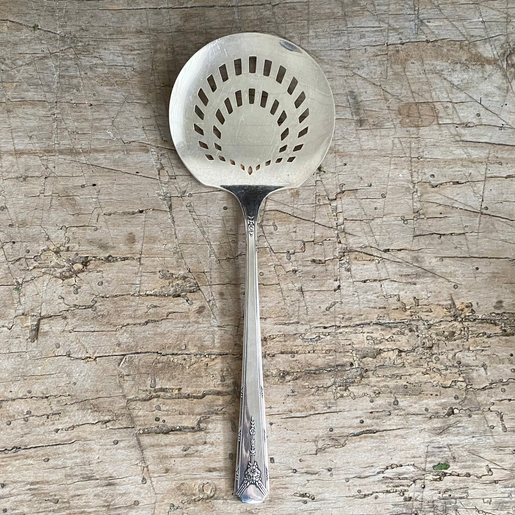 Antique Silverplated Tomato Spoon Blackbird Vintage Finds