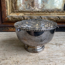 Load image into Gallery viewer, Vintage Silverplated Rose Flower Bowl with Insert

