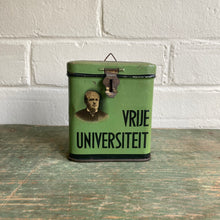 Load image into Gallery viewer, Vintage Dutch University Fundraiser Tin
