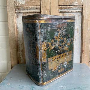 Antique J.L. Fielding Coffee Tin - c1890 Guelph