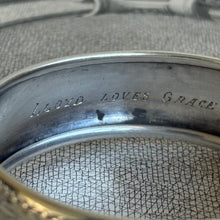 Load image into Gallery viewer, Victorian Sterling Silver Sweetheart Bangle c.1890
