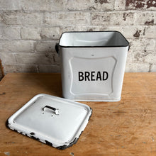 Load image into Gallery viewer, Vintage Enamel Bread Box c1950s
