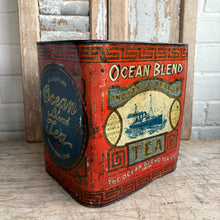 Load image into Gallery viewer, Antique Ocean Blend Tea Tin — Toronto
