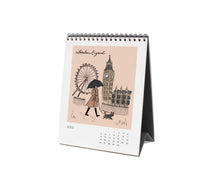 Load image into Gallery viewer, 2026 Travel Sketchbook Desk Calendar by Rifle Paper Co
