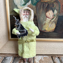 Load image into Gallery viewer, Handmade Spun Cotton Santa Ornaments
