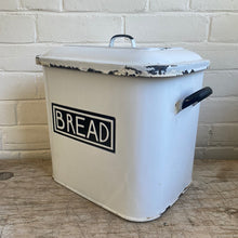 Load image into Gallery viewer, Vintage Enamel Bread Box c1950s
