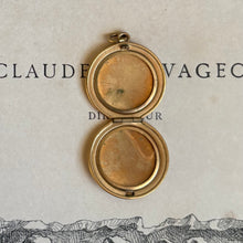 Load image into Gallery viewer, 1920s Gold Filled Double Heart Sweetheart Locket
