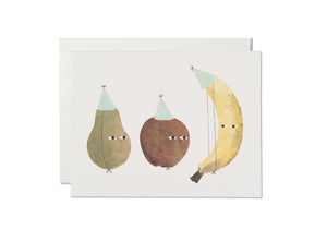 Fruit Party Birthday Greeting Card by Red Cap Cards