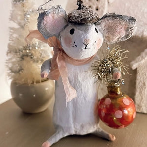 Handmade Spun Cotton Christmas Ornaments