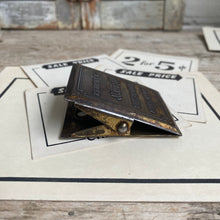 Load image into Gallery viewer, Antique Brass Advertising Clip
