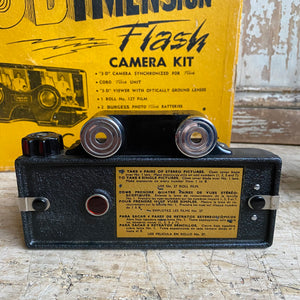 Vintage Coronet 3-D Flash Camera Kit c1954